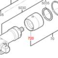 Casquillo FEIN 30509049000 para ASW18-45 | Repuesto Industrial