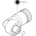 Anillo de retención FEIN 42615000004 para ASW18-12 | Repuesto Industrial