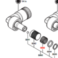 Resorte helicoidal FEIN 30901315002 para ASM18-3 | Repuesto Industrial